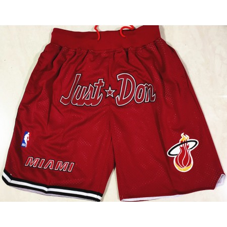 NBA Miami Heat Uomo Pantaloncini Tascabili M002 Swingman